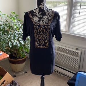 Nanette Lepore Black Embellished Tunic/Dress